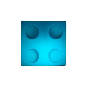 Luminária Plástica Lego Azul
