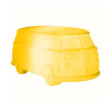Luminária Plástica Kombi Amarelo