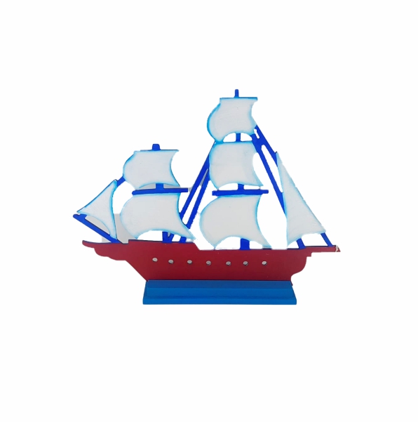 Barco Decorativo Madeira 