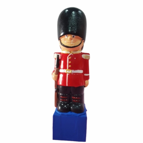 Soldadinho de Chumbo no cubo azul