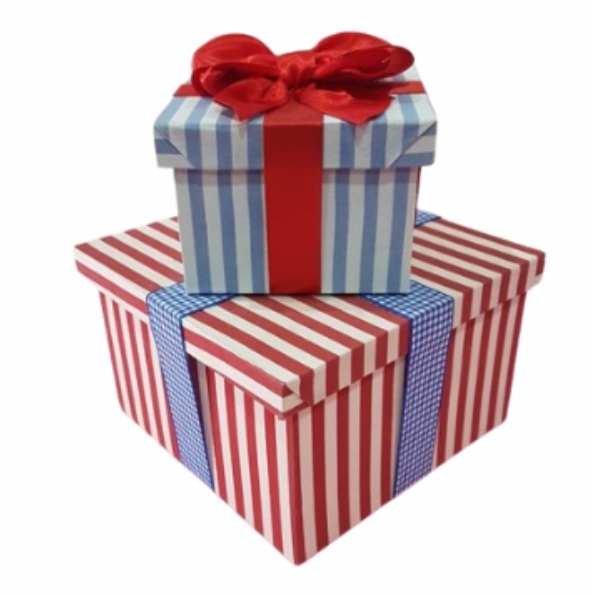 Caixas de Presentes decorativas modelo 3