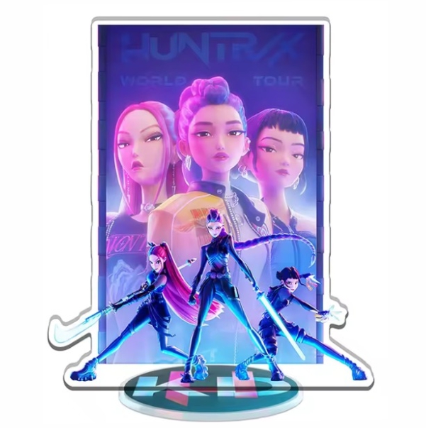 Guerreiras K-Pop - Placa Acrílica mesa