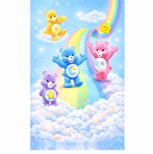 Painel 2.50 X 1.50 - Ursinhos Carinhosos